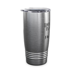 Funny Coffee Ringneck Tumbler, 20oz - This Coffee Is Making Me Awesome